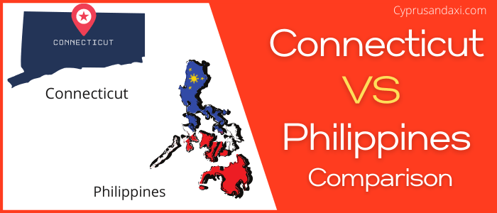 Is Connecticut bigger than the Philippines