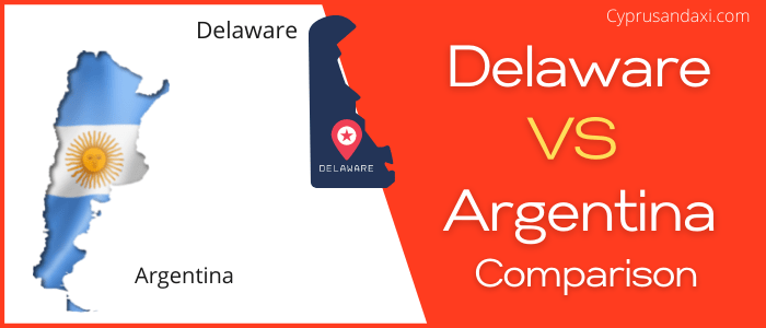 Is Delaware bigger than Argentina