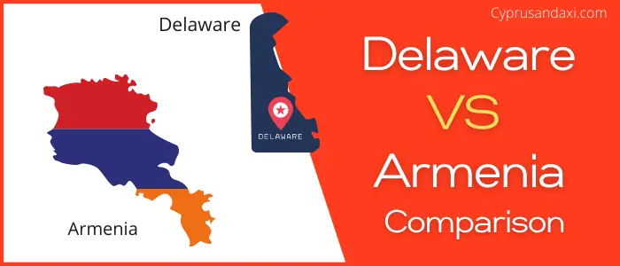 Is Delaware bigger than Armenia