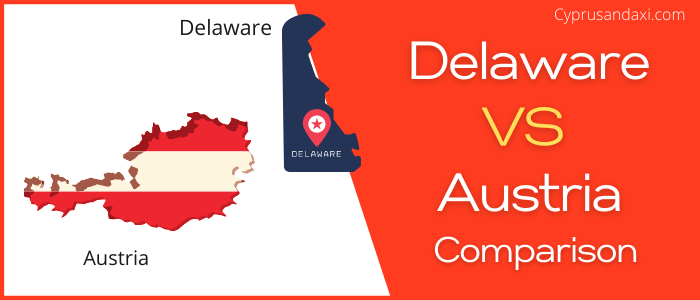 Is Delaware bigger than Austria