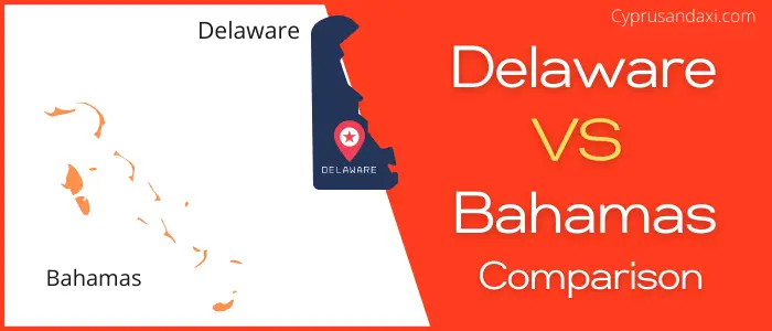 Is Delaware bigger than Bahamas