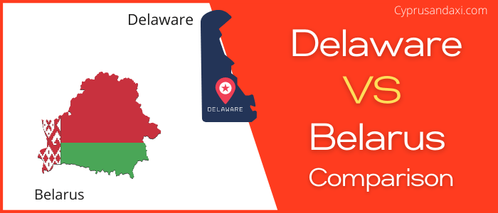 Is Delaware bigger than Belarus