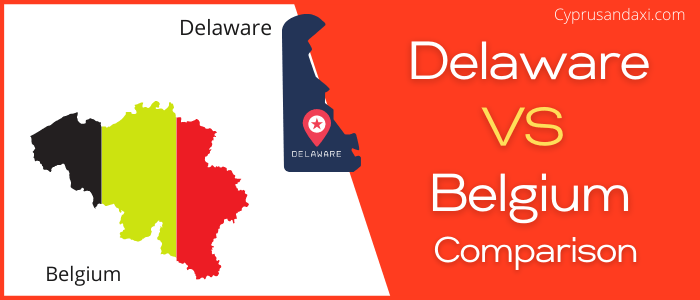 Is Delaware bigger than Belgium