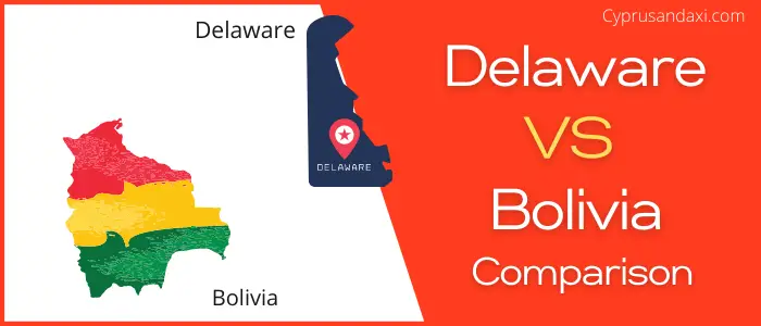 Is Delaware bigger than Bolivia