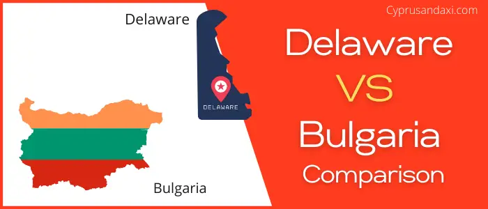 Is Delaware bigger than Bulgaria