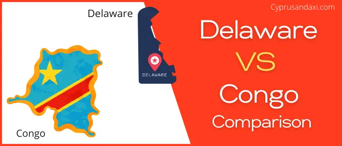 Is Delaware bigger than Congo