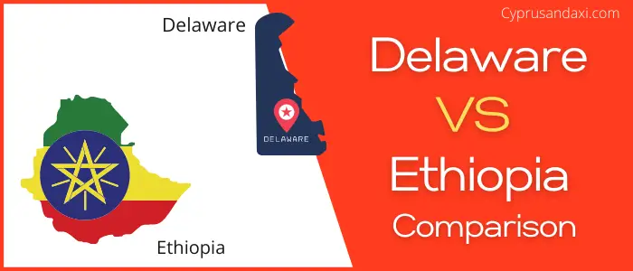 Is Delaware bigger than Ethiopia