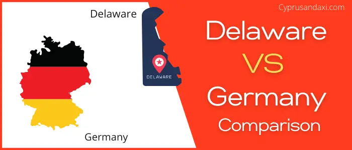 Is Delaware bigger than Germany