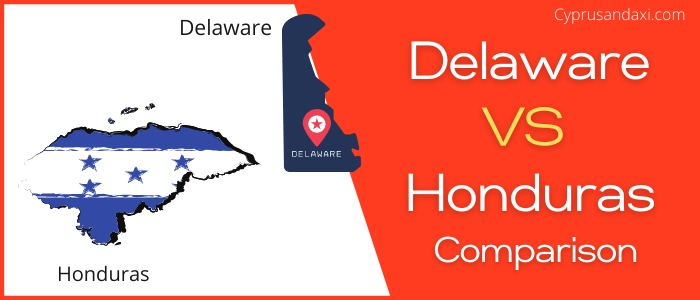 Is Delaware bigger than Honduras