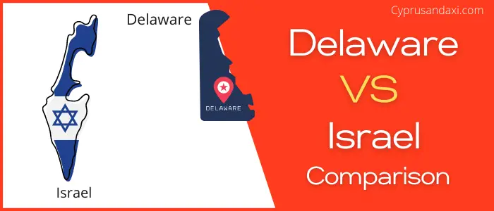 Is Delaware bigger than Israel