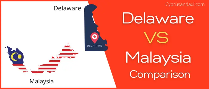 Is Delaware bigger than Malaysia