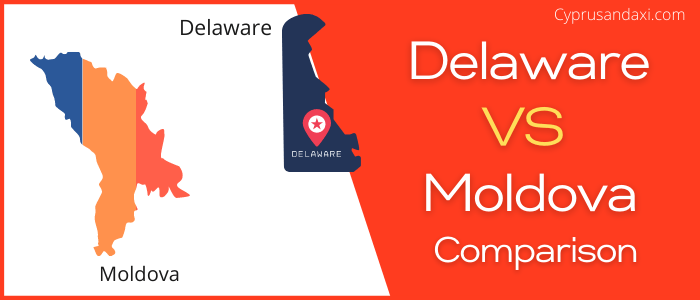 Is Delaware bigger than Moldova