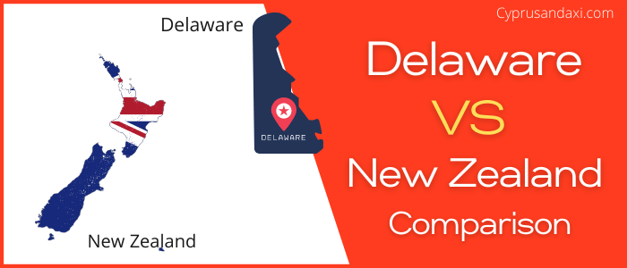 Is Delaware bigger than New Zealand