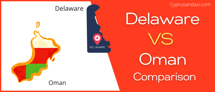 Is Delaware bigger than Oman
