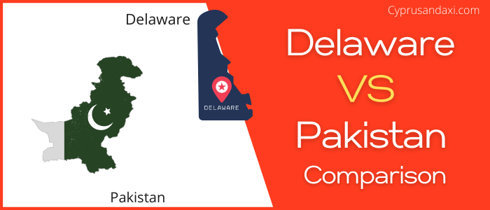 Is Delaware bigger than Pakistan