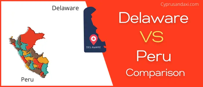 Is Delaware bigger than Peru