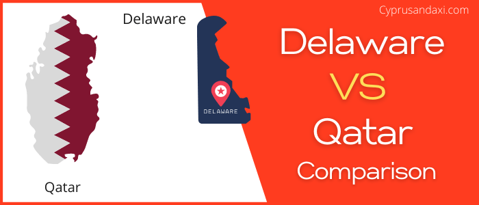 Is Delaware bigger than Qatar