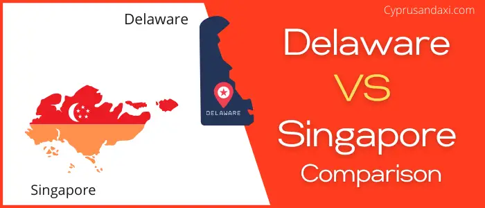 Is Delaware bigger than Singapore