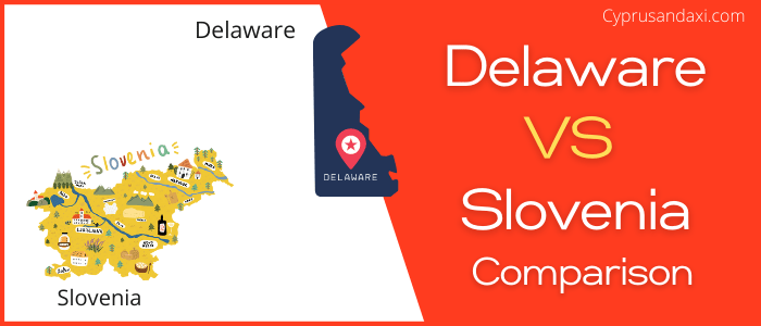 Is Delaware bigger than Slovenia