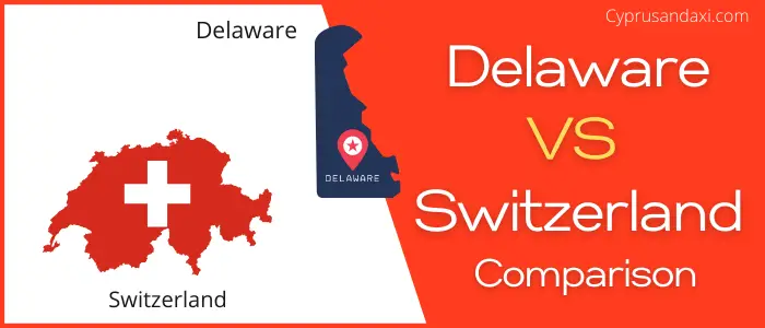 Is Delaware bigger than Switzerland