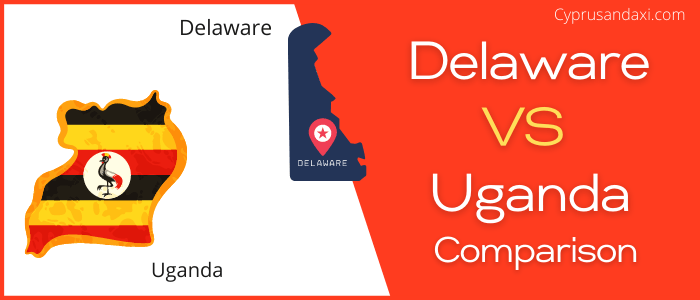 Is Delaware bigger than Uganda