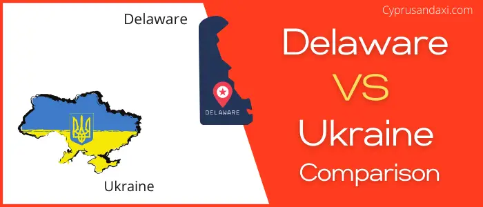 Is Delaware bigger than Ukraine