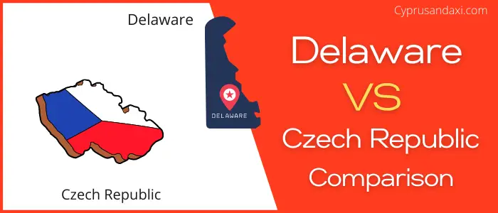 Is Delaware bigger than the Czech Republic