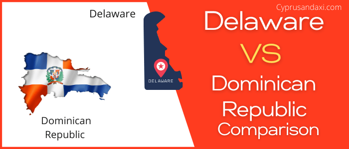 Is Delaware bigger than the Dominican Republic