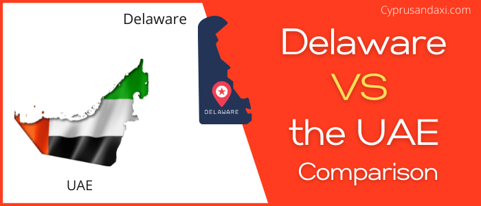 Is Delaware bigger than the United Arab Emirates