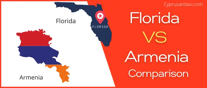 Is Florida bigger than Armenia