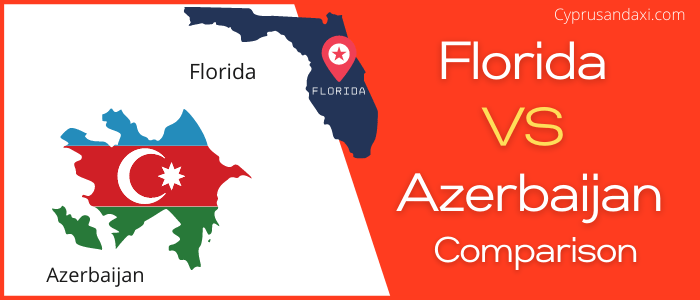 Is Florida bigger than Azerbaijan