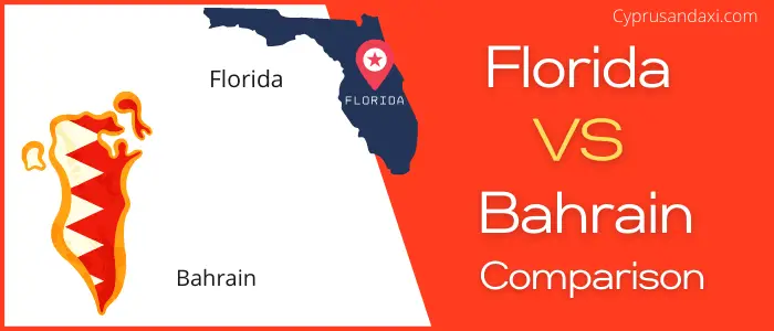 Is Florida bigger than Bahrain