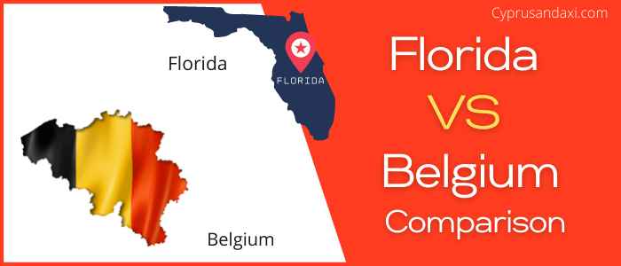 Is Florida bigger than Belgium