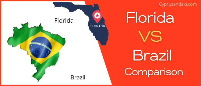 Is Florida bigger than Brazil