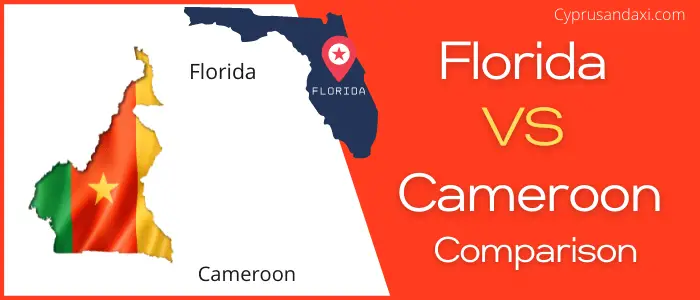 Is Florida bigger than Cameroon