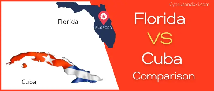 Is Florida bigger than Cuba