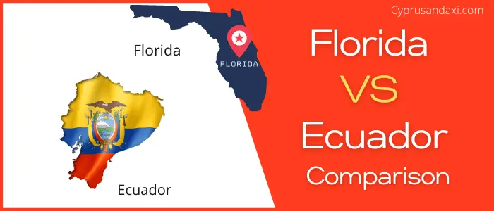 Is Florida bigger than Ecuador