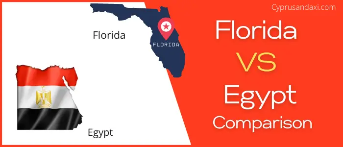 Is Florida bigger than Egypt