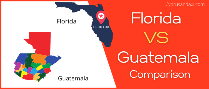 Is Florida bigger than Guatemala
