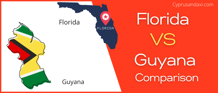 Is Florida bigger than Guyana