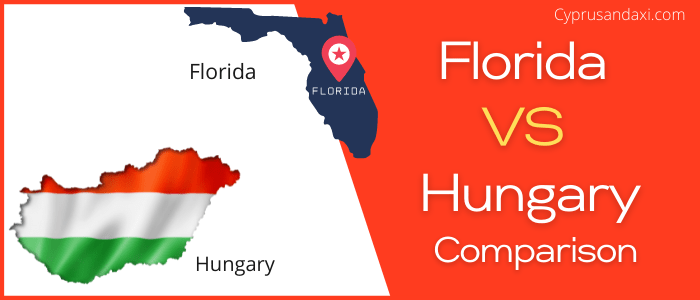 Is Florida bigger than Hungary