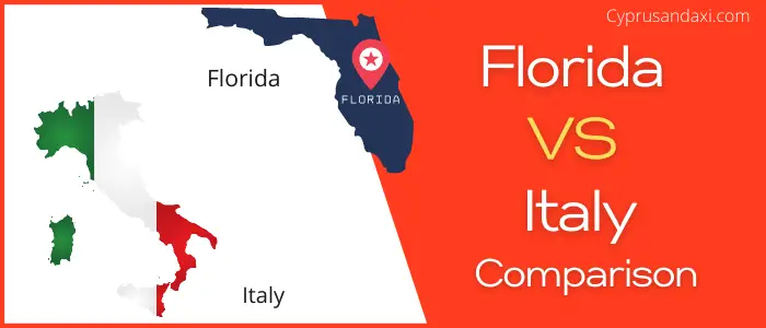 Is Florida bigger than Italy