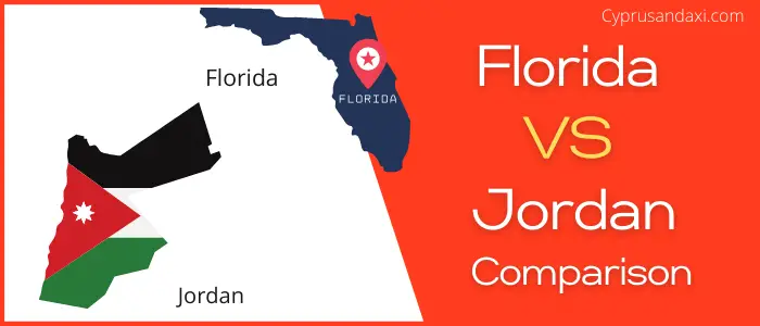 Is Florida bigger than Jordan