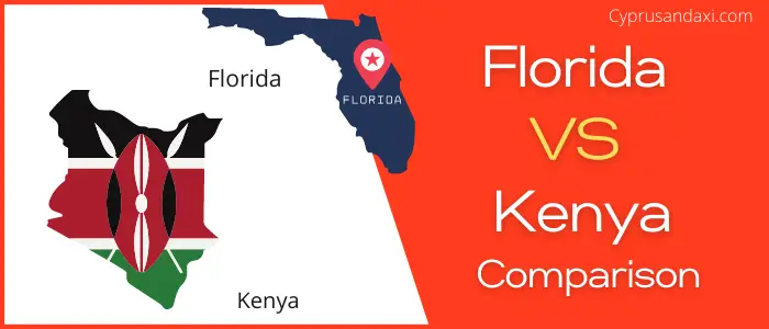 Is Florida bigger than Kenya
