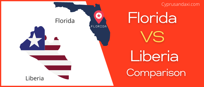 Is Florida bigger than Liberia