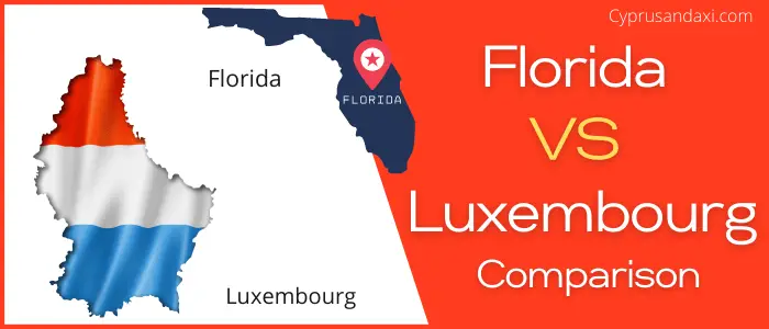 Is Florida bigger than Luxembourg