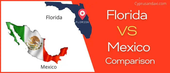 Is Florida bigger than Mexico