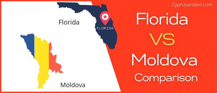 Is Florida bigger than Moldova