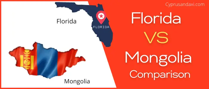 Is Florida bigger than Mongolia