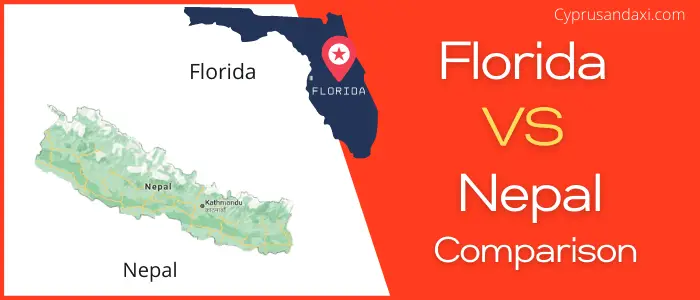 Is Florida bigger than Nepal